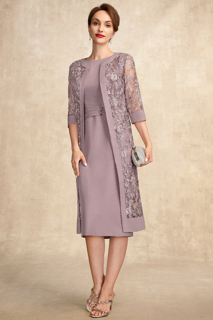 Robe Chic Élégance Lilas - gallery 6