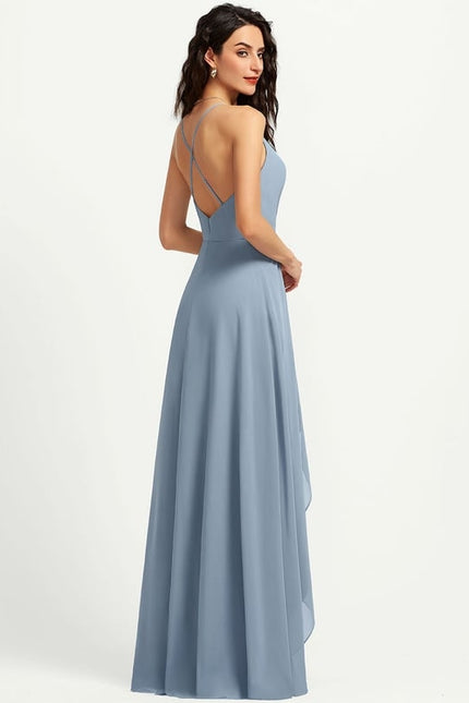 Robe Chic Mousseline Asymétrique - gallery 4