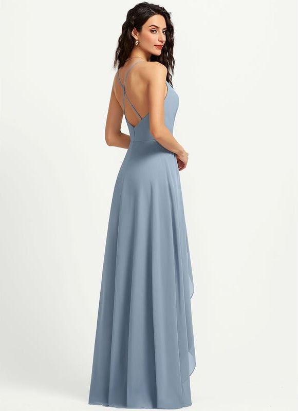 Robe Chic Mousseline Asymétrique - gallery 4
