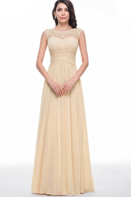 Robe Chic Jaune Pastel Élégante - gallery 4