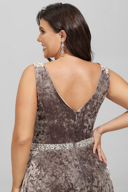 Robe Chic Velours Sombre - gallery 9