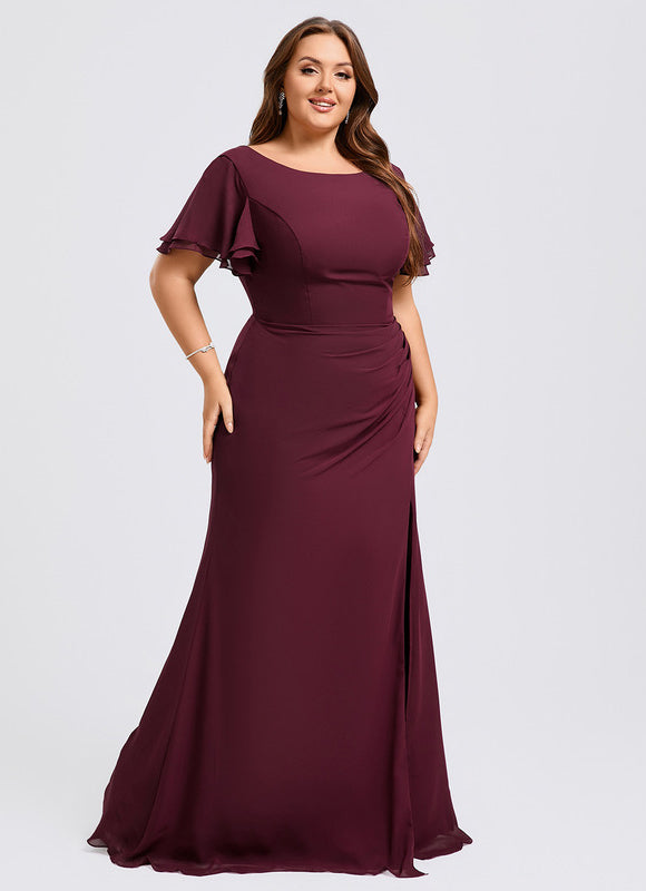 Robe Chic Flottante Bordeaux - gallery 8