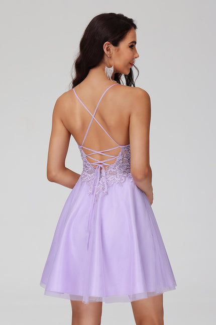 Robe Chic Lilas Aérée - gallery 1