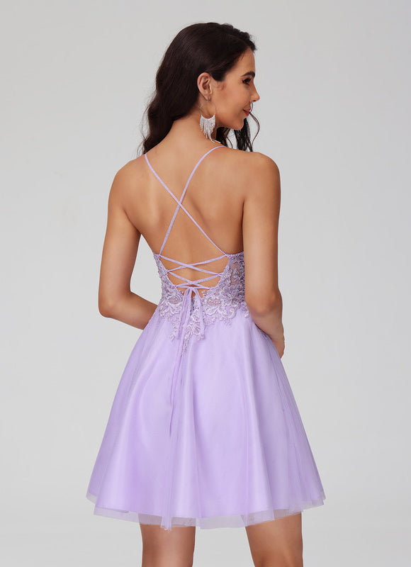 Robe Chic Lilas Aérée - gallery 1