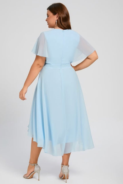 Robe Chic Fluide Bleu Nuit - gallery 6