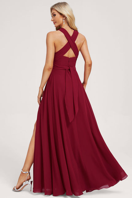 Robe Chic Bordeaux Fluide - gallery 9