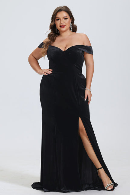 Robe Chic Velours Noire - gallery 4