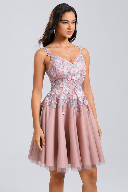 Robe Chic Étoile Rose - gallery 4
