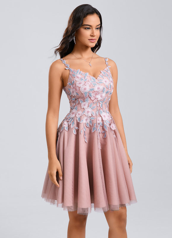 Robe Chic Étoile Rose - gallery 4