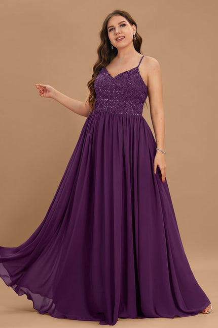 Robe Chic Élégance Pourpre - gallery 6