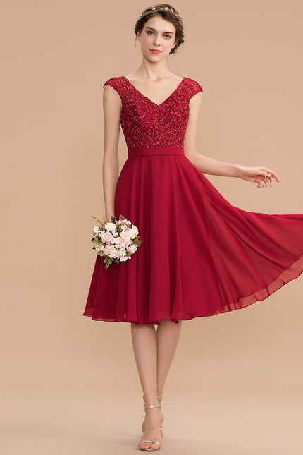 Robe Rouge Chic Courte