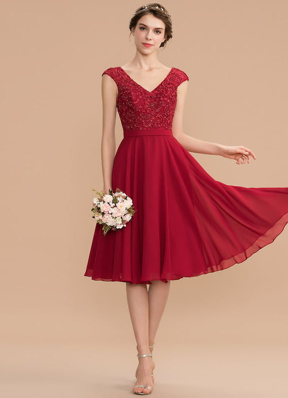 Robe Rouge Chic Courte