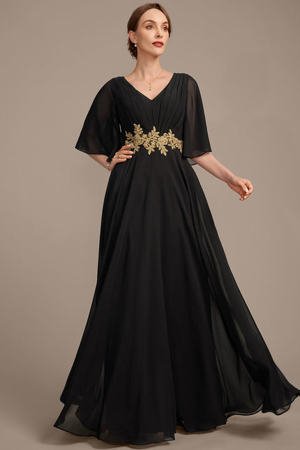 Robe Chic Marine Appliquée
