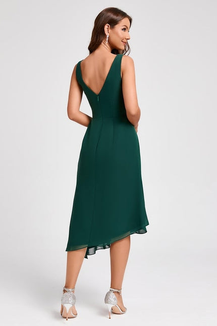 Robe De Cocktail Rouge Pour Mariage Chic - gallery 2