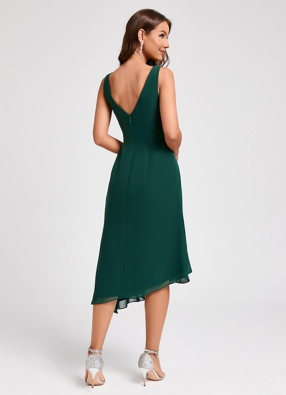 Robe De Cocktail Rouge Pour Mariage Chic - gallery 2