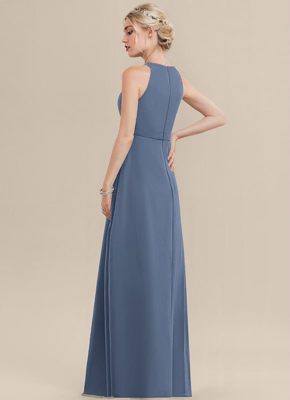 Robe Chic Mousseline Drapée - gallery 3