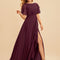 Robe Chic Mousseline Drapée