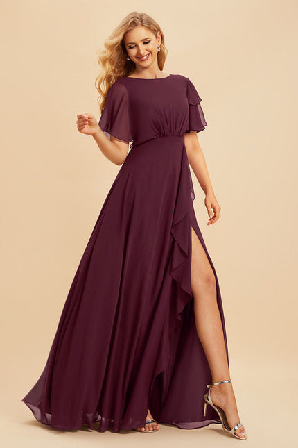Robe Chic Mousseline Drapée