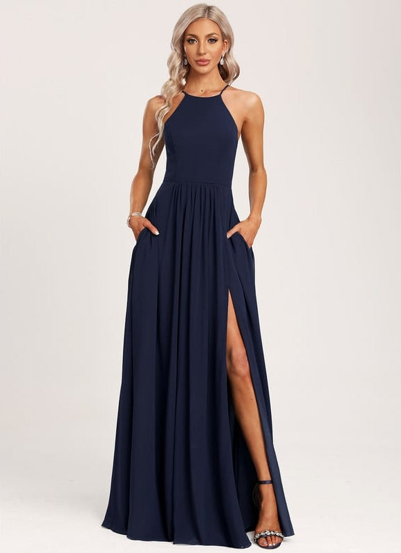 Robe Chic Soirée Rosée - gallery 4