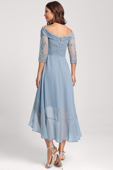 Robe Chic Asymétrique Éclatante - gallery 2