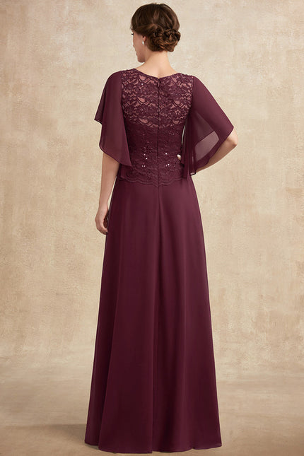 Robe Chic Violette Brodée - gallery 5
