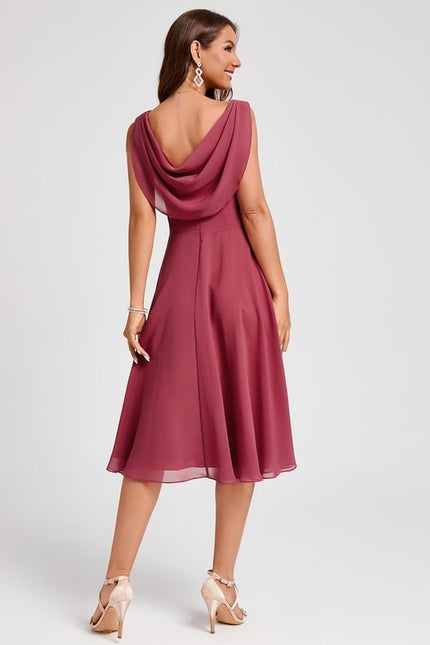 Robe Chic Violet Flottant - gallery 1