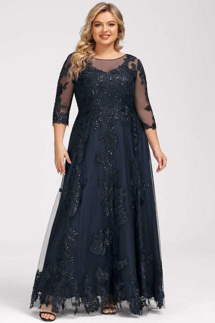 Robe Chic Étoilée Marine - gallery 7