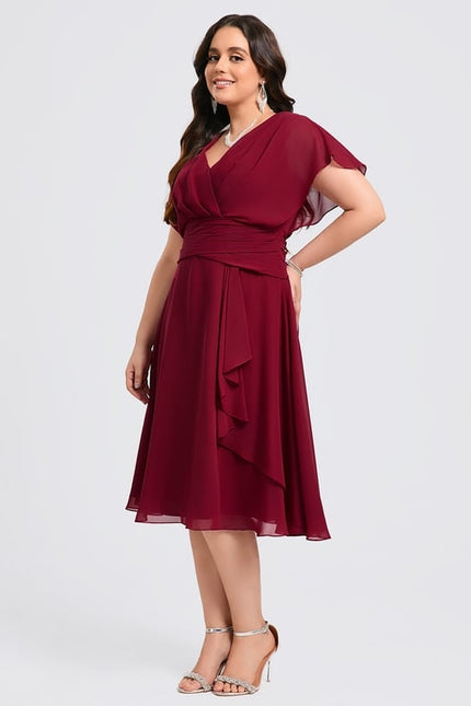 Robe Chic Bleu Élégance Flottante - gallery 8