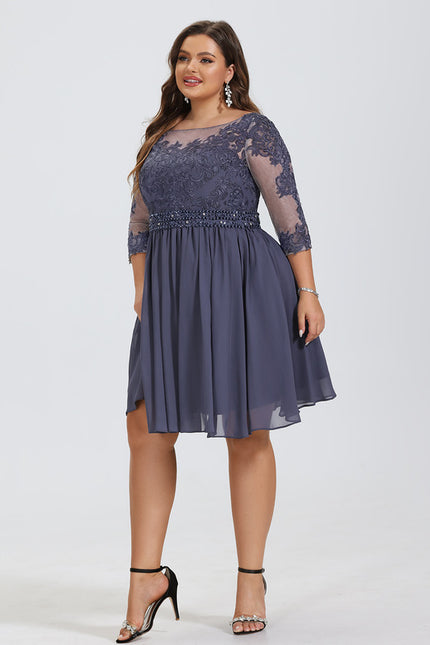 Robe Chic Bleu Nuit Enchanté - gallery 6