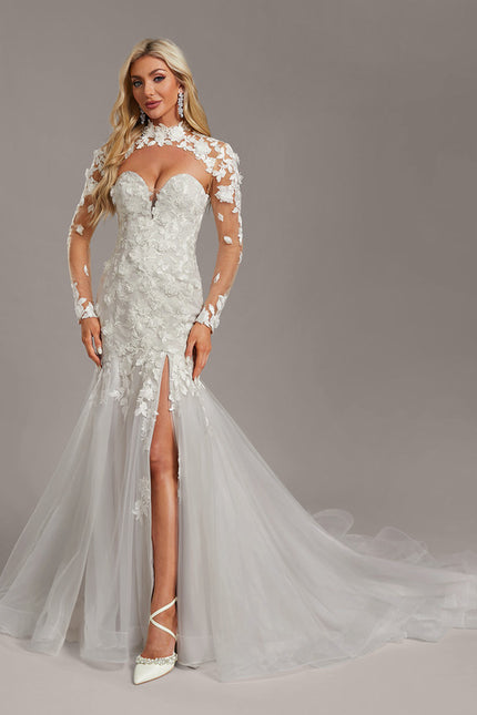 Robe Chic Élégance Florale Éthérée - gallery 2