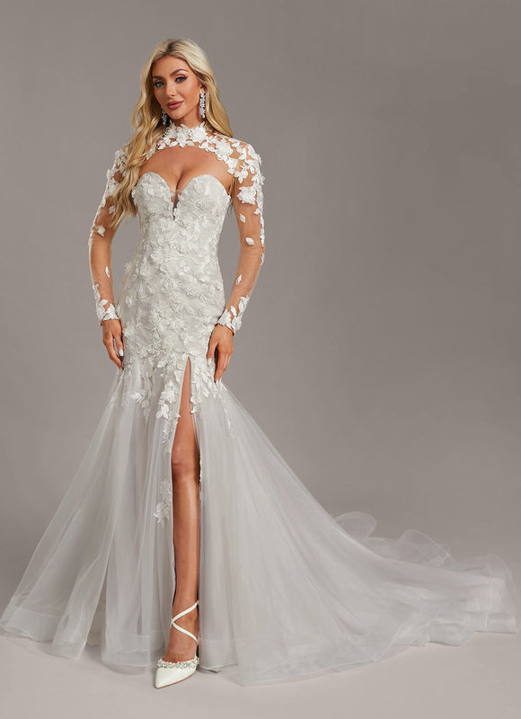 Robe Chic Élégance Florale Éthérée - gallery 2