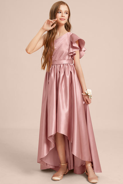 Robe Chic Satin Lilas - gallery 1