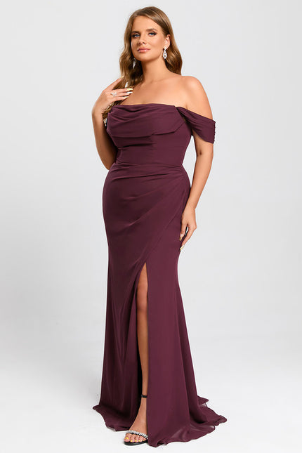 Robe Chic Violet Élégant - gallery 6
