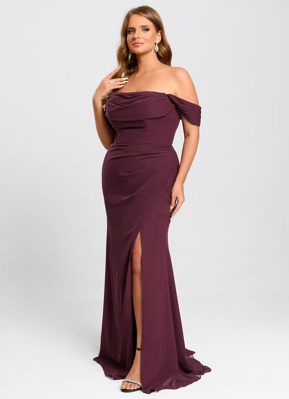 Robe Chic Violet Élégant - gallery 6