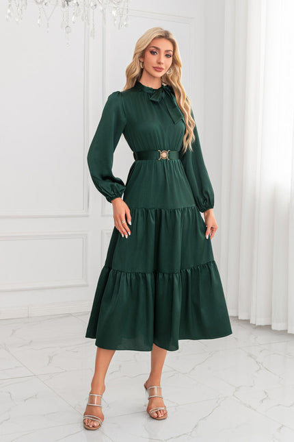 Robe Chic Midi Émeraude