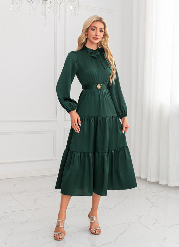 Robe Chic Midi Émeraude