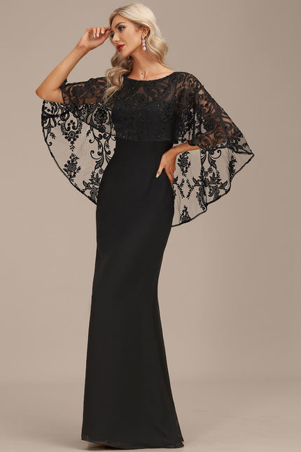 Robe Chic Élégance Charbon