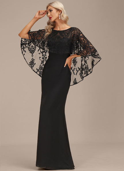 Robe Chic Élégance Charbon