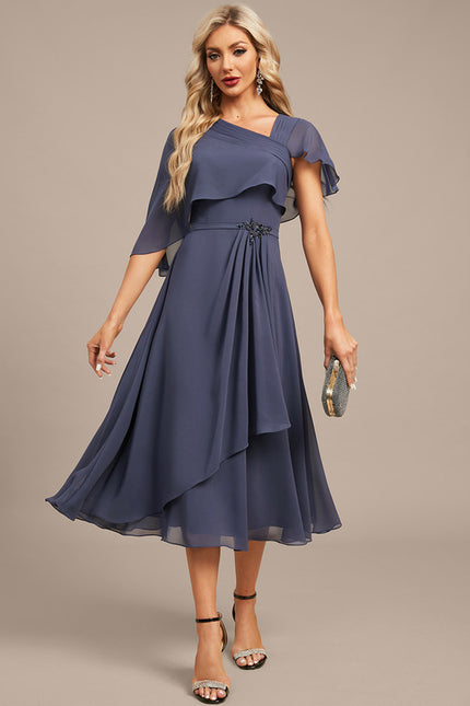 Robe Chic Élegante Ondulée - gallery 2