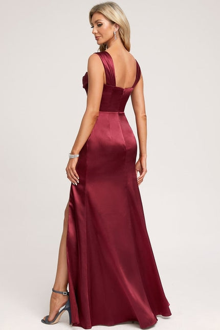 Robe Chic Satin Caramel - gallery 1