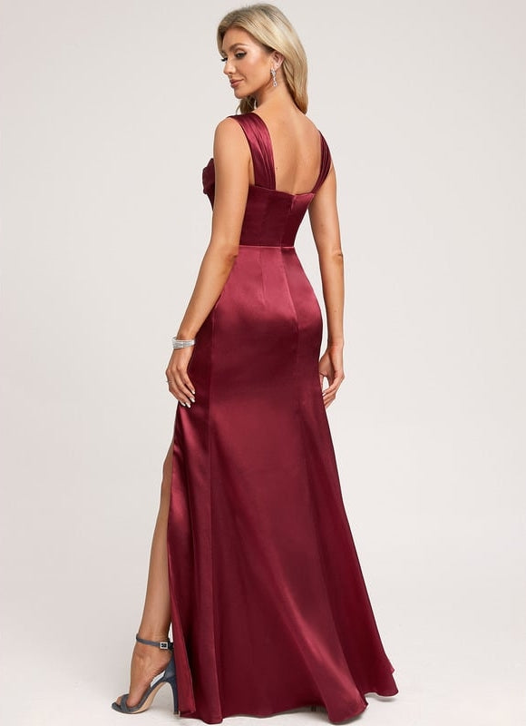 Robe Chic Satin Caramel - gallery 1