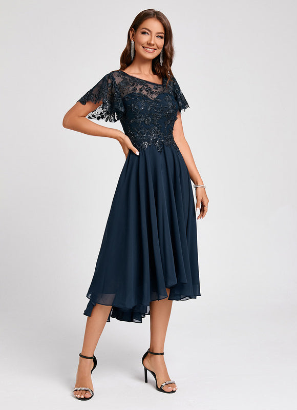 Robe Chic Cocktail Étoilée - gallery 2