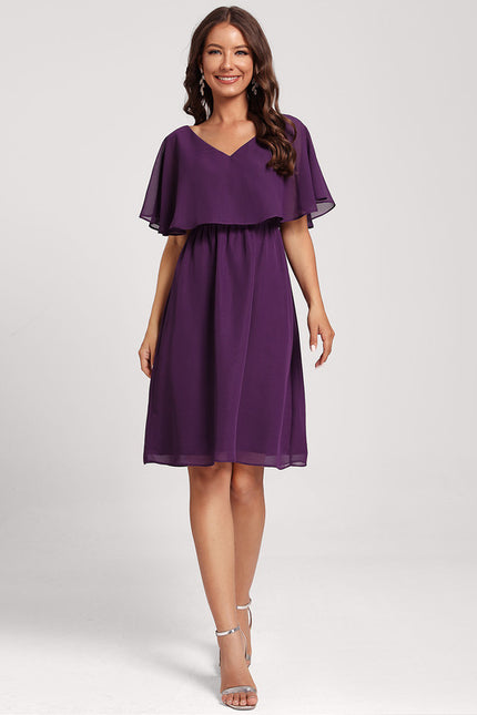 Robe Chic Bleu Nuit Élégante - gallery 6