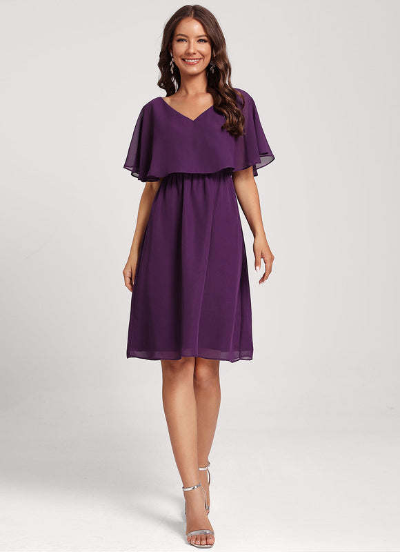 Robe Chic Bleu Nuit Élégante - gallery 6