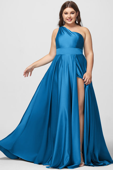 Robe Chic Satin Azur Éclatant - gallery 4