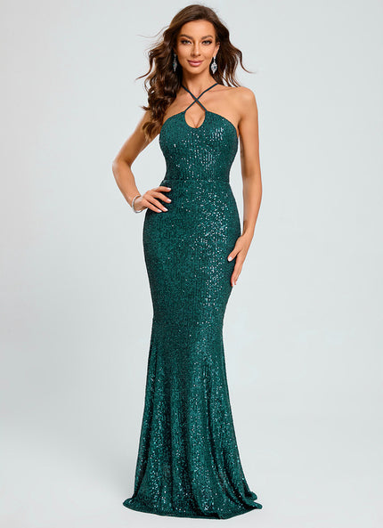 Robe Chic Pailletée Longue