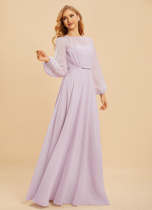 Robe Chic Lavande Flottante - gallery 2