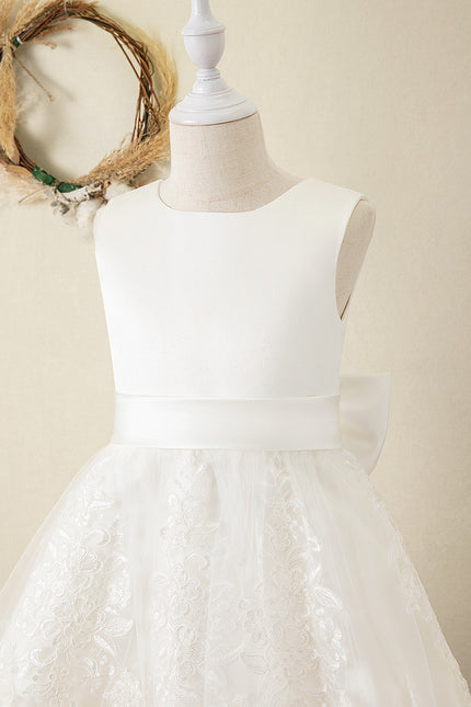 Robe Chic Enfant Satinée - gallery 1