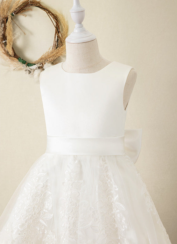 Robe Chic Enfant Satinée - gallery 1