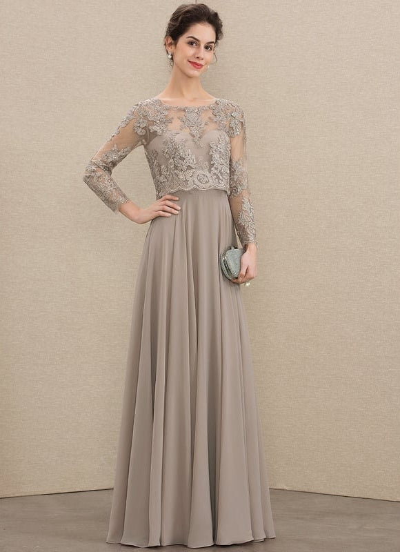 Robe Chic Violette Brodée - gallery 2